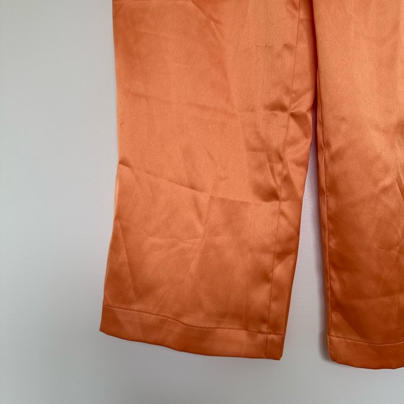 House of Harlow 1960 Orange Satin Pants - Picture 4 of 8